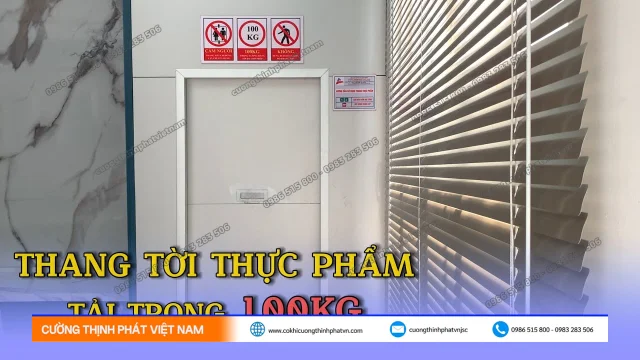 Hướng Dẫn Sử Dụng Thang Tời Thực Phẩm Điều Khiển Từ Xa