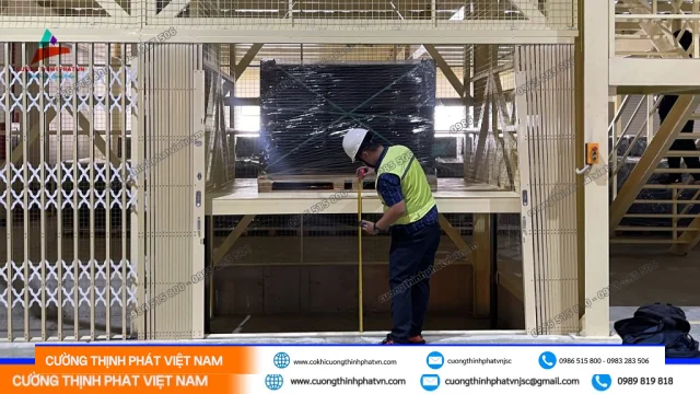 Thi Công Thang Máy Tải Hàng, Thang Thực Phẩm Phường Tây Nam TP.HCM