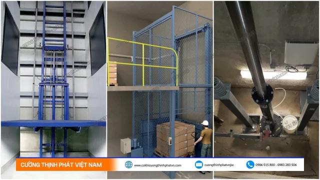Thi Công Thang máy tải hàng, thang thực phẩm Phường Bàn Cờ TP.HCM