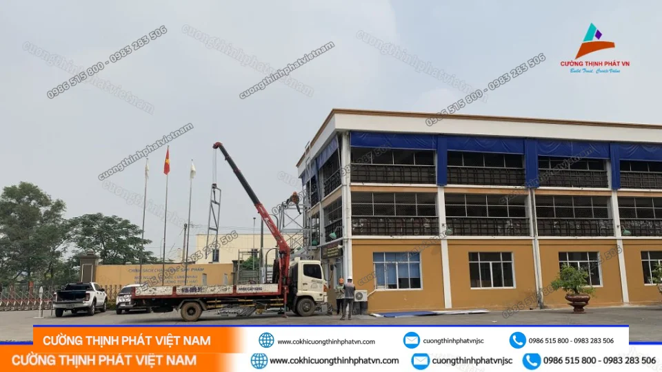 Dịch vụ thang máy chuyên nghiệp tại KCN Bàu Bàng