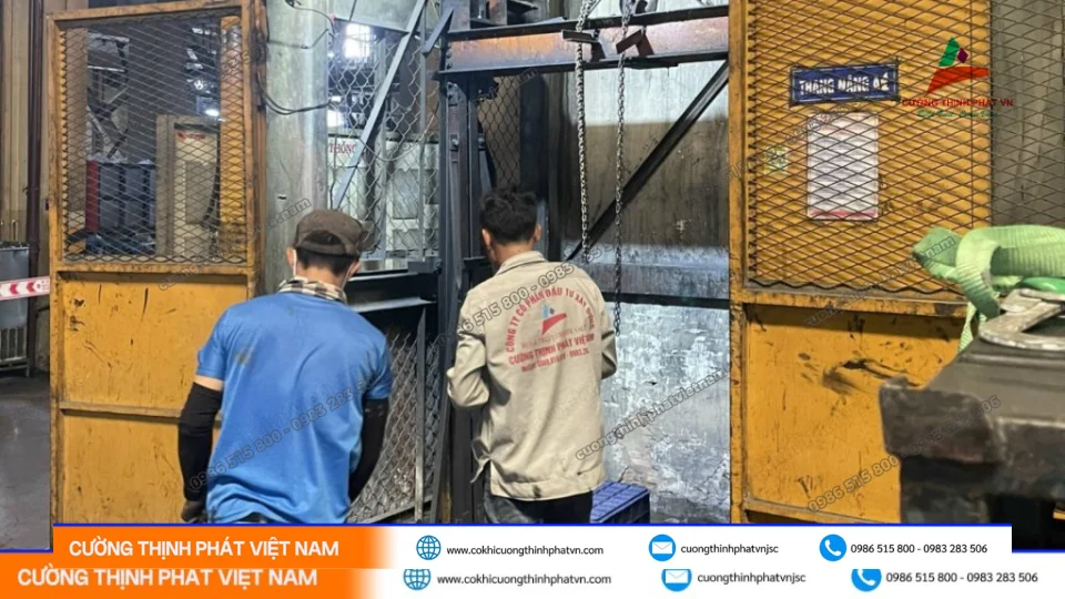 Dịch vụ thang máy chuyên nghiệp tại KCN Bàu Bàng