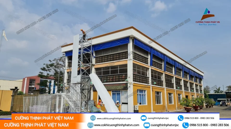 Dịch vụ thang máy chuyên nghiệp tại KCN Đại Đăng Bình Dương