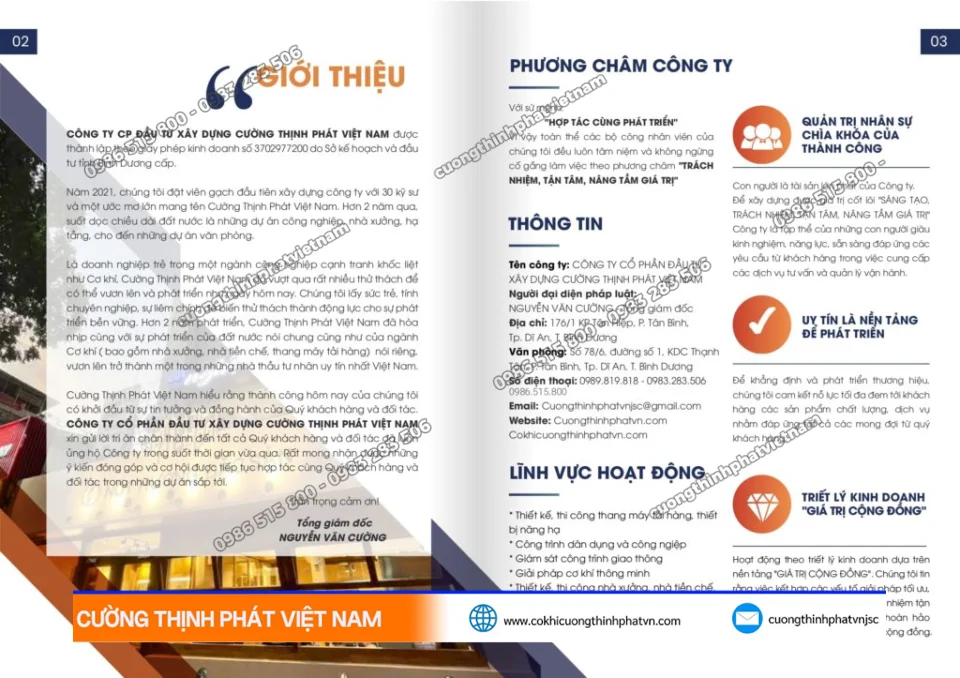 Hồ Sơ Năng Lực - Cường Thịnh Phát Việt Nam