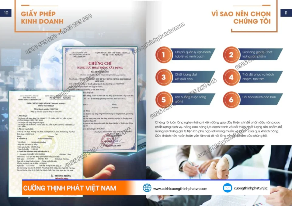 Hồ Sơ Năng Lực - Cường Thịnh Phát Việt Nam