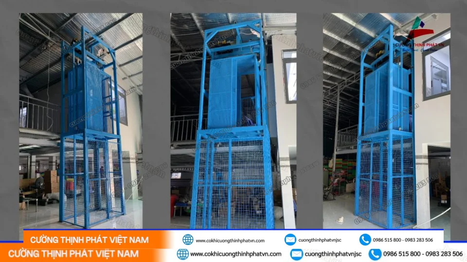 Thi Công Lắp Đặt Thang Máy Tải Hàng