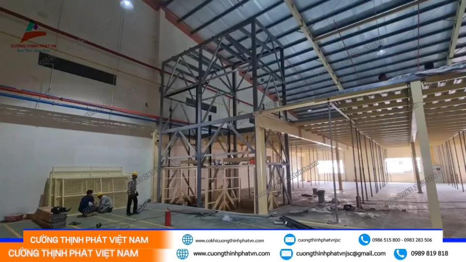 Thi công thang máy tải hàng, thang thực phẩm Phường Bình Quới TP.HCM