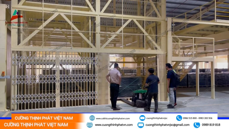 Thi Công Thang máy tải hàng, thang thực phẩm Phường Phú Lợi TP.HCM