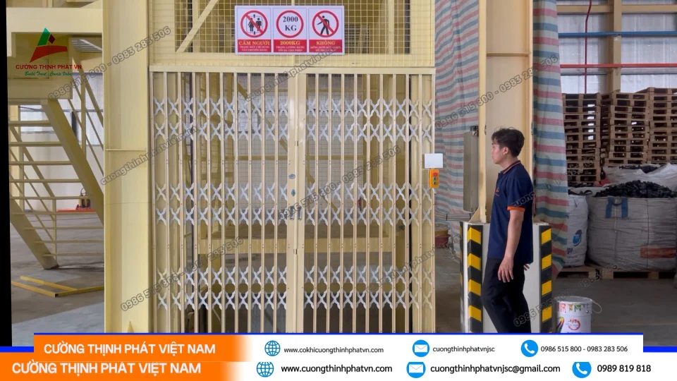 Thi Công Thang máy tải hàng, thang thực phẩm Phường Phú Lợi TP.HCM
