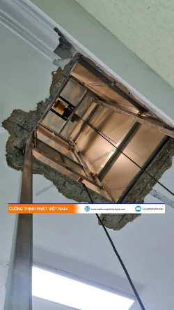 Dự án thang máy thực phẩm nhà hàng Ẩm thực Chay Nhân Duyên, quận Tân Bình