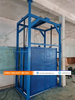 Dự án thang máy tải hàng 100 kg 2 điểm dừng tại Thủ Đức