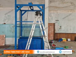 Dự án thang máy tải hàng 100 kg 2 điểm dừng tại Thủ Đức