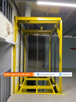 Dự án thang nâng xe máy 200 kg 2 điểm dừng tại quận 7