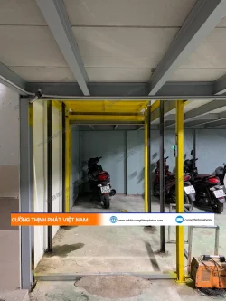 Dự án thang nâng xe máy 200 kg 2 điểm dừng tại quận 7
