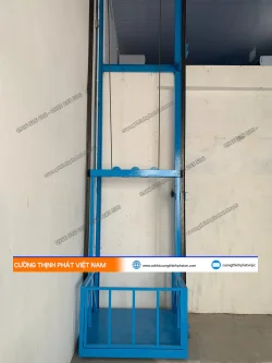 Dự án thang máy tải hàng 200 kg điều khiển từ xa tại Dĩ An, Bình Dương