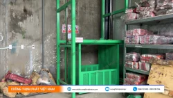 Dự án lắp thang máy tải hàng cho công ty Vĩnh Thắng tại Thuận An, Bình Dương