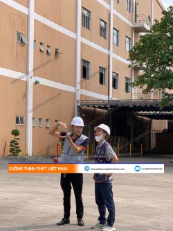 Dự án thang máy tải hàng ngoài trời 500 kg tại TECTIIKO TECHNOLOGY CO., LTD, Bình Dương