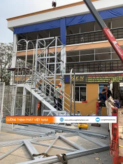 Dự án thang máy tải hàng ngoài trời 500 kg tại TECTIIKO TECHNOLOGY CO., LTD, Bình Dương