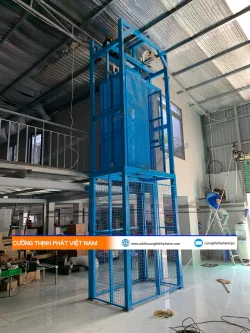 Thiết kế và thi công thang nâng hàng cho Công ty G&G tại Bến Cát