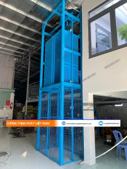 Thiết kế và thi công thang nâng hàng cho Công ty G&G tại Bến Cát