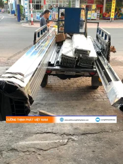 Dự án thang máy tải hàng 500kg 5 điểm dừng tại Tân Phú