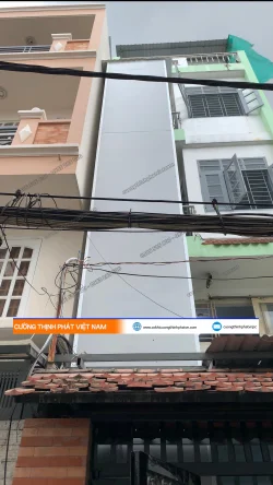 Dự án tời nâng hàng 200 kg 3 điểm dừng tại Gò Vấp