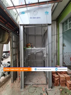 Dự án tời nâng hàng 200 kg 3 điểm dừng tại Gò Vấp
