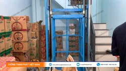 Dự án lắp đặt thang nâng hàng 200kg tại Thuận An, Bình Dương