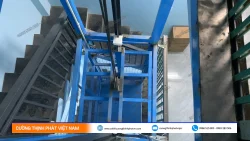 Dự án lắp đặt thang nâng hàng 200kg tại Thuận An, Bình Dương