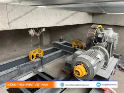 Lắp đặt thang máy tải hàng 300kg tại đường Bạch Đằng, Bình Thạnh