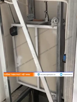 Dự án thang máy thực phẩm điều khiển từ xa 100kg tại Quận 7
