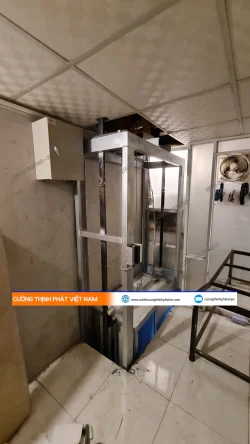 Dự án tời nâng hàng 200 kg 2 điểm dừng tại Bình Chánh
