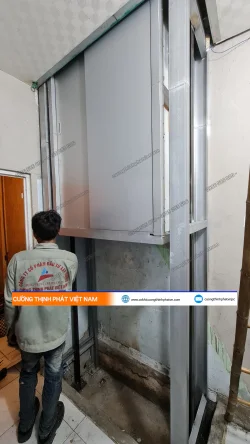 Dự án tời nâng hàng 200 kg 2 điểm dừng tại Bình Chánh