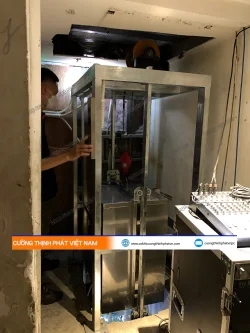 Dự án thang máy thực phẩm 200 kg tại Quận 1