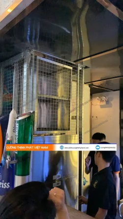 Dự án thang máy thực phẩm 200 kg tại Quận 1