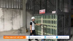 Dự án lắp đặt thang máy tời hàng 750kg cho công ty Findley tại Long An