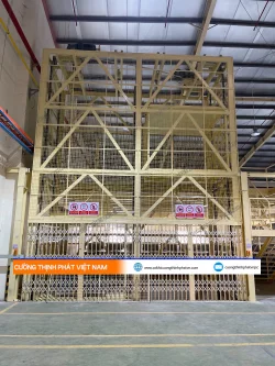 Dự án thang nâng hàng đôi 2000 kg tại KCN Đồng An II, Bình Dương