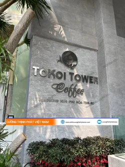 Dự án lắp đặt thang máy thực phẩm 200 kg tại Tokoi Tower Coffee, Bình Dương
