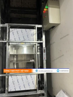 Thi công thang tải thực phẩm – Cửu Long Cà Phê – Quận 1, TP. Hồ Chí Minh
