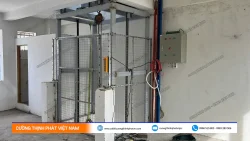 Thi công lắp đặt thang tải hàng 200kg – Cty TNHH MTV Vỏ Xe Đại Thắng