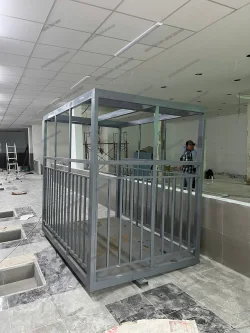 Hoàn thiện thang máy tải hàng 300kg (tời 500kg) cho Cty Đức Thiện