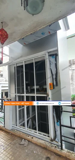 Thi công thang máy tải hàng 300kg – Cty TNHH EMA Engineering