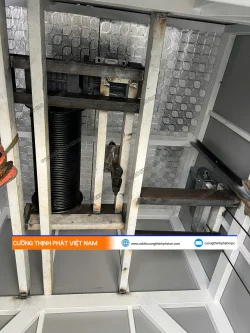 Thi công thang máy tải hàng 300kg – Cty TNHH EMA Engineering