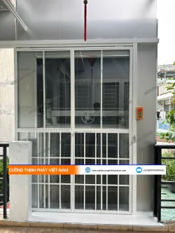 Thi công thang máy tải hàng 300kg – Cty TNHH EMA Engineering