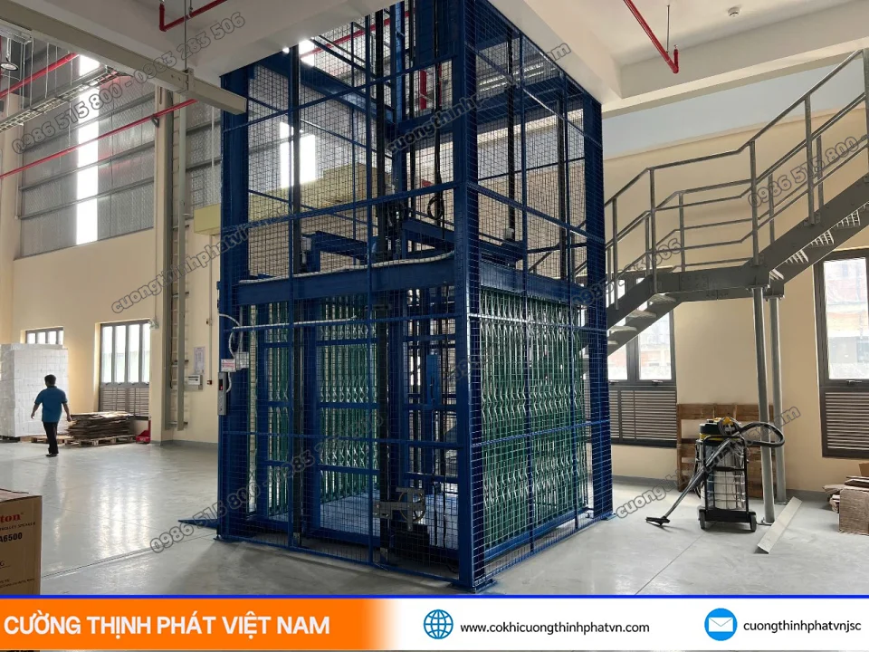 Thi Công Thang máy tải hàng, thang thực phẩm Phường Trung Mỹ Tây TP.HCM