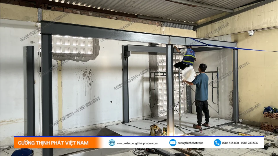 Thi Công Thang máy tải hàng, thang thực phẩm Phường Xuân Hòa TP.HCM